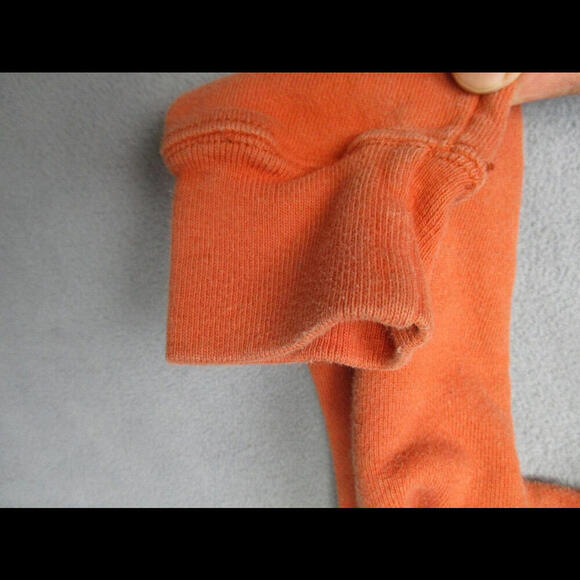 Champion LIFE Women's Reverse Weave Cropped Cut Off Crew Orange Size Small - Picture 4 of 8